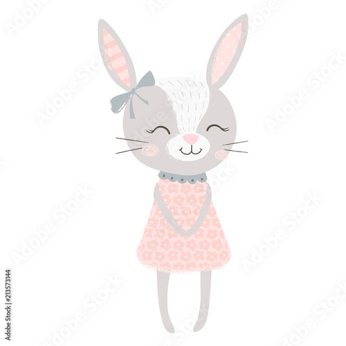 Cute bunny girl