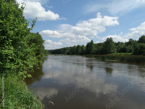 Fototapeta Naklejka Na Ścianę i Meble -  Chusovaya river, Sverdlovskaya oblast, Russia