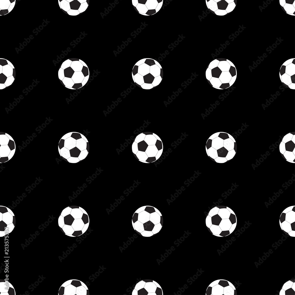 Soccer ball seamless pattern Soccer ball seamless pattern