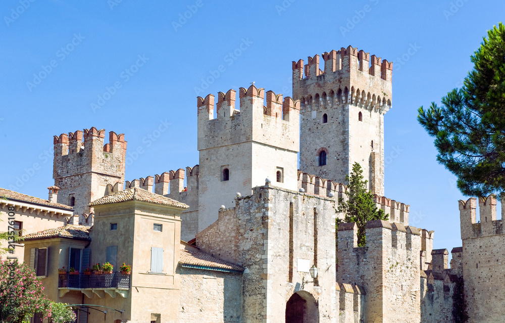 The colorful villages on the Garda Lake