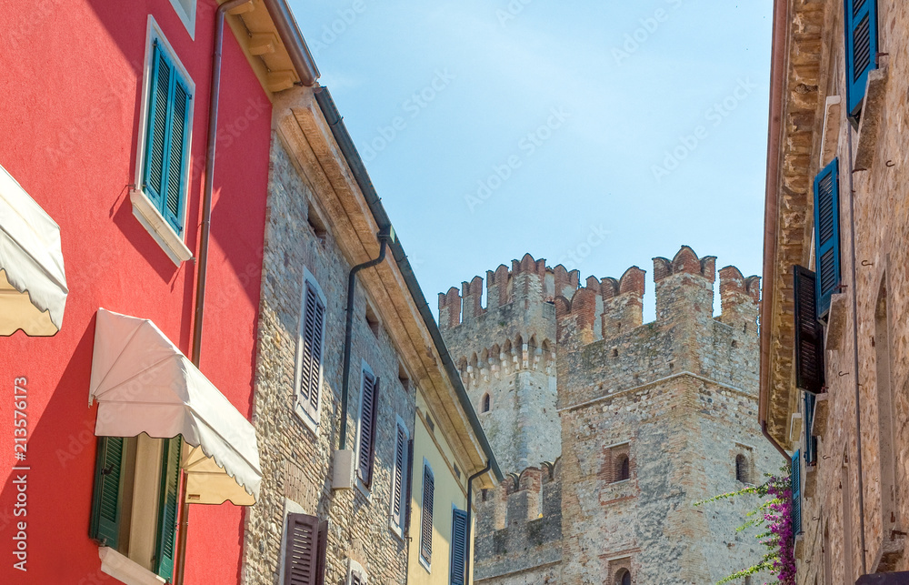 The colorful villages on the Garda Lake