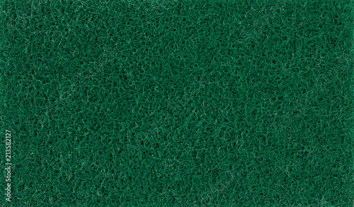 green scrubber textured background  , close up curly fiber wire