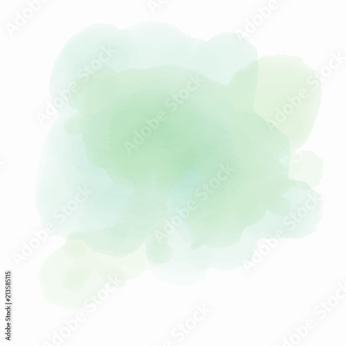 green watercolor background