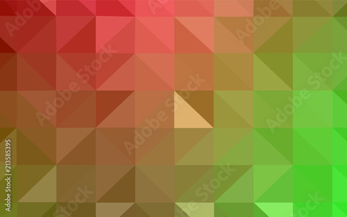 Dark BLUE vector gradient triangles pattern.