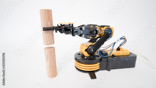 Plastic robot arm model