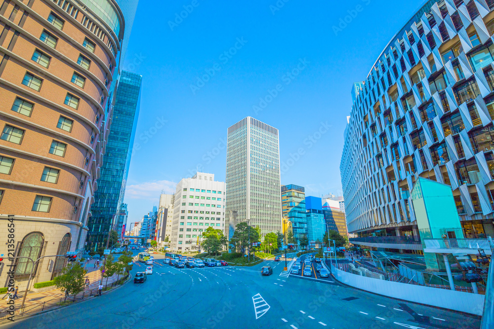 Fototapeta premium 大阪梅田の風景