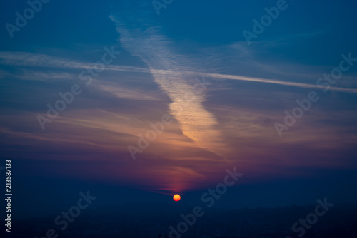 Sunset sky background © luchschenF
