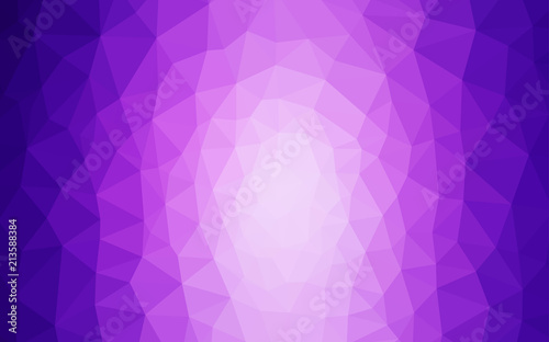 Light Purple, Pink vector polygon abstract background.