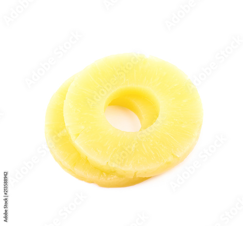Canned pineapple slice composition