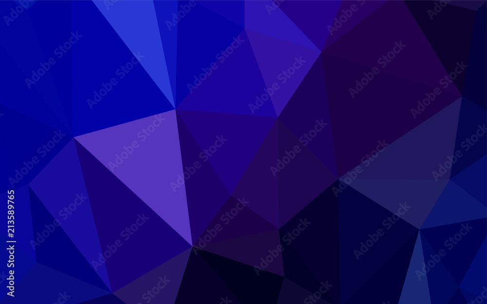 Dark Pink, Blue vector polygon abstract backdrop. Dark Pink, Blue vector polygon abstract backdrop.