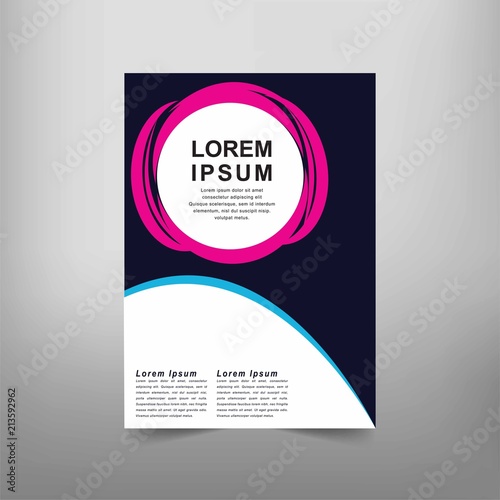 Modern Vector abstract book cover template. Vector of modern abstract background