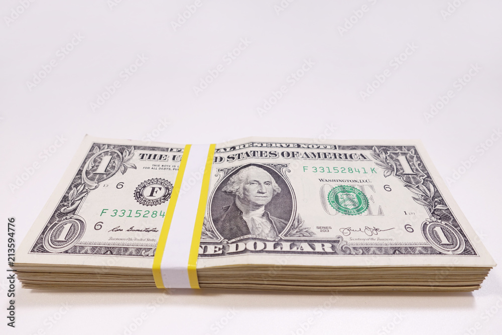 close up of banknote isolated on white background close up of banknote isolated on white background