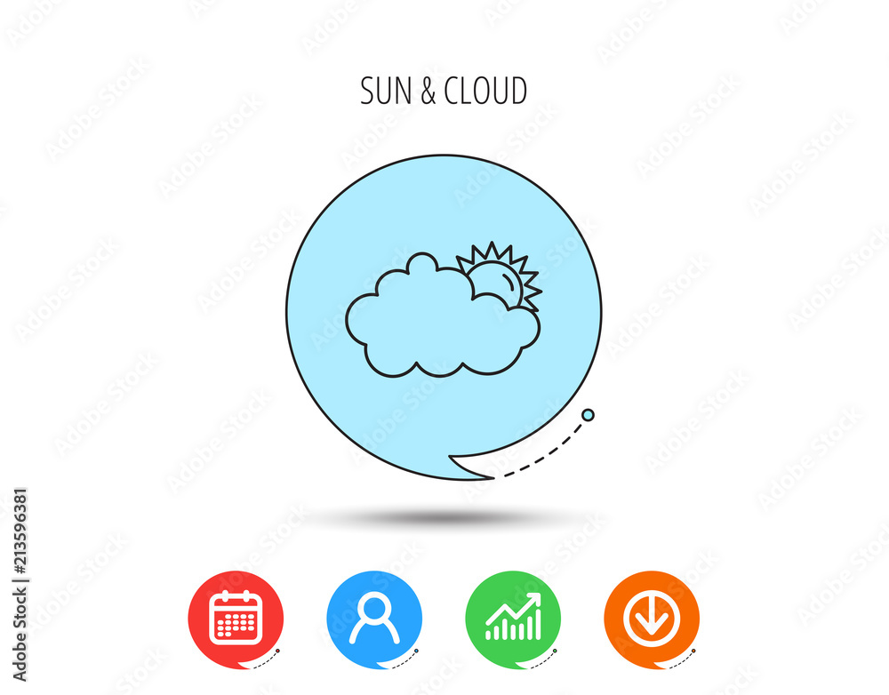Sunny day icon. Summer sign. Sunny day icon. Summer sign.