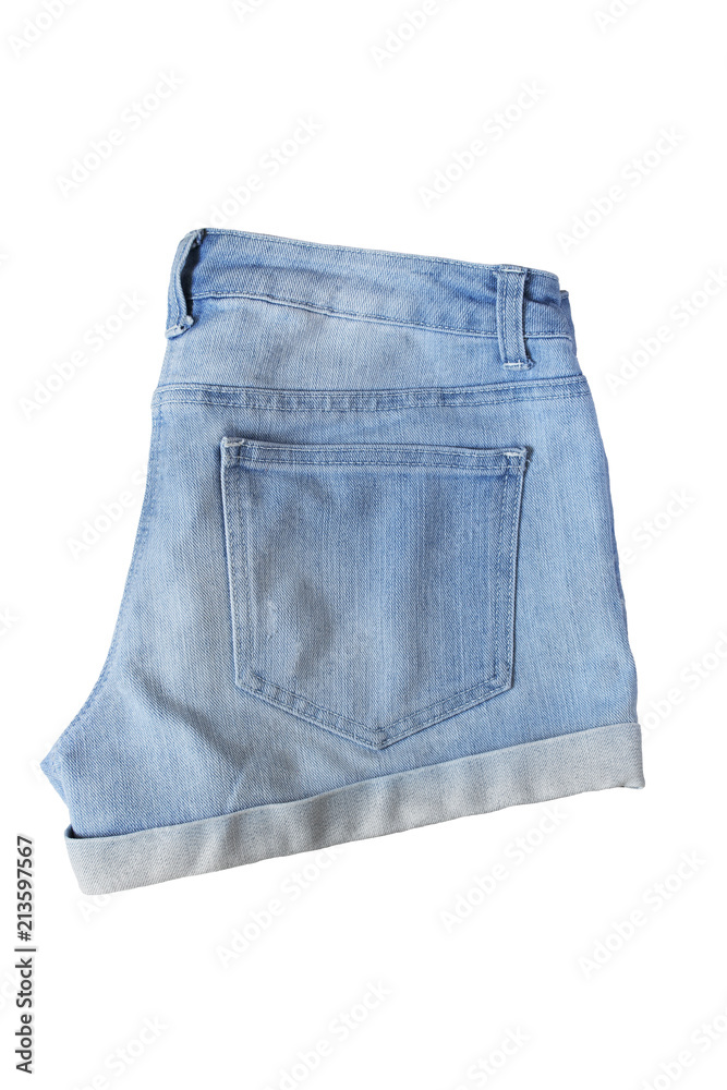 Folded shorts isolated