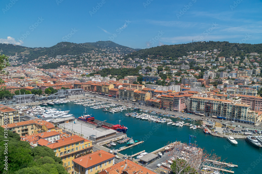 View over harbour, France