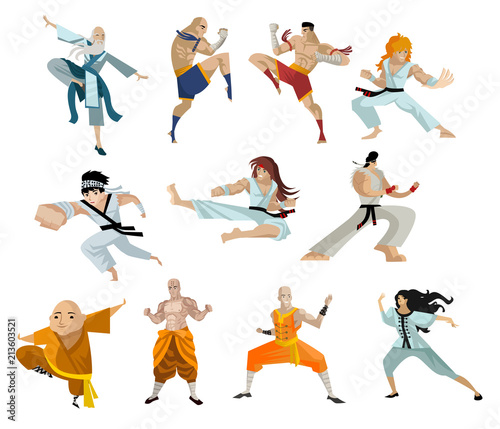 martial arts characters collection