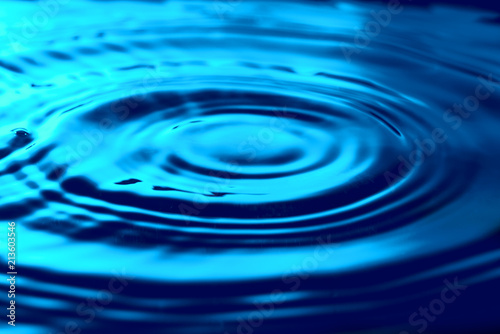Blue water rippled texture. Abstract natural background. Water ripples.