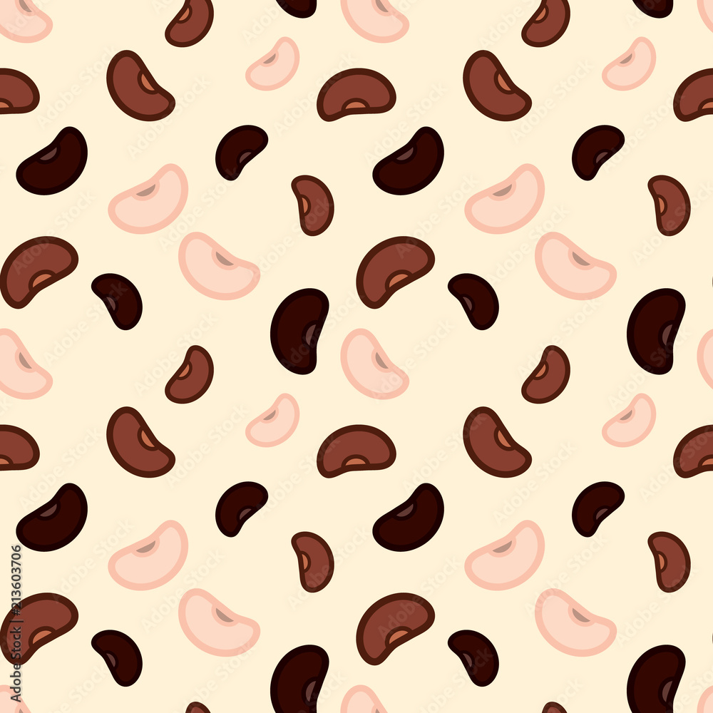 Beans seamless pattern. Vector. Beans seamless pattern. Vector.