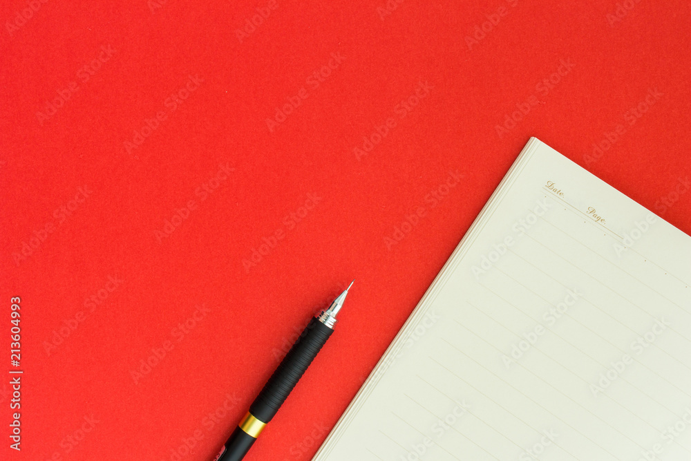 love diary valentine day notebook on red background love diary valentine day notebook on red background