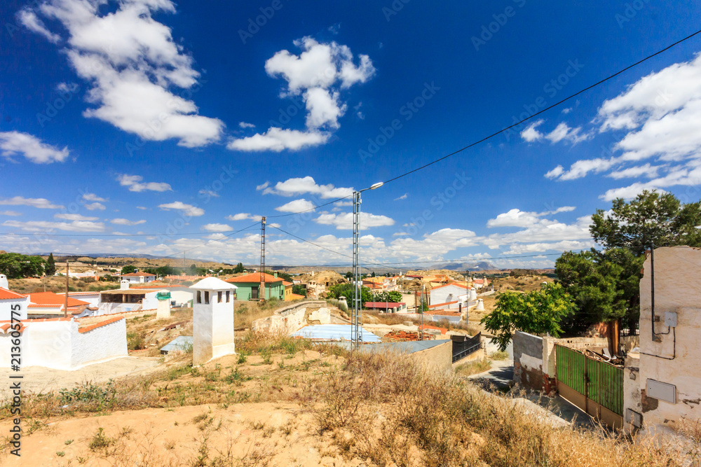 Cave house neighbourhood in Guadix Cave house neighbourhood in Guadix
