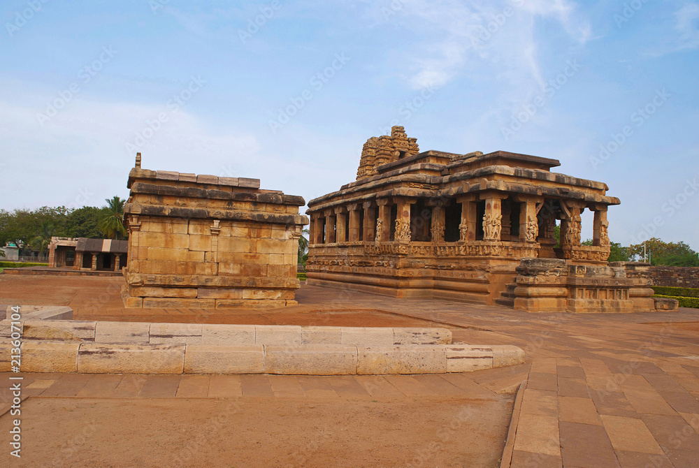 Durga temple, Aihole, Bagalkot, Karnataka. The Galaganatha Group of temples.