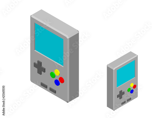 Video game console. Isolate...