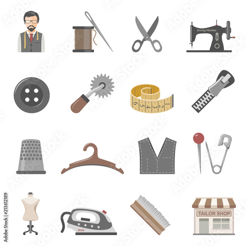 Tailor Equipment Icons