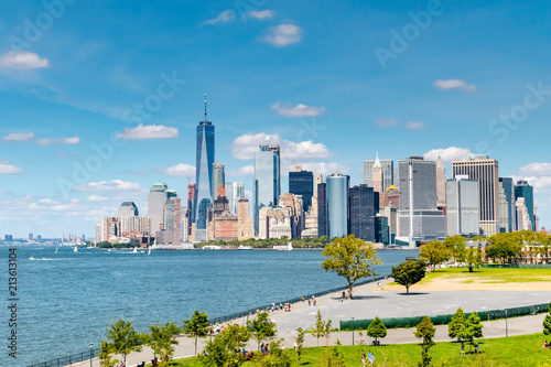 Принти на полотні Stunning view of Lower Manhattan