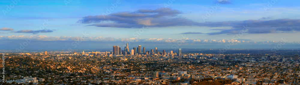 Los Angeles Skyline, California, Usa