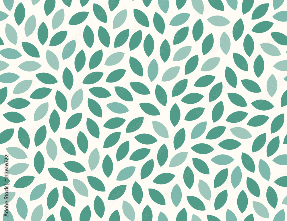 Leaves Pattern. Endless Background. Seamless