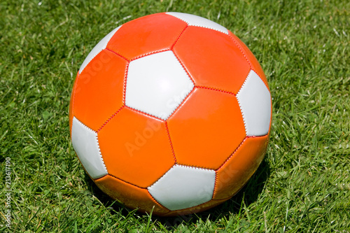 orange soccer ball