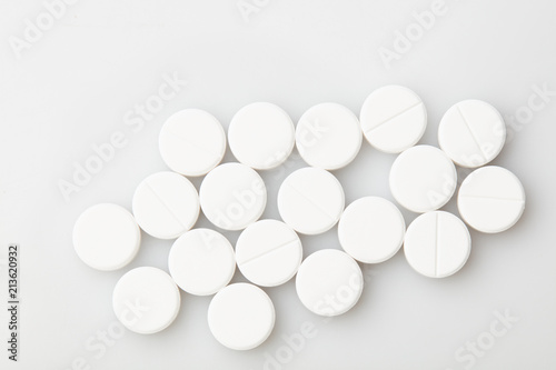 Fototapeta Naklejka Na Ścianę i Meble -  Pill and tablets, medicine isolated. Drug. Healthcare. Pharmaceutics. pharmacy.