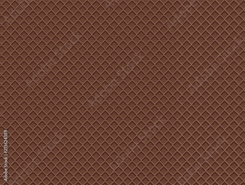 Vector Waffle Background. Vector Illustration.