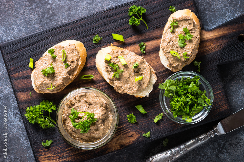 Pate from beef liver. Pate from beef liver.