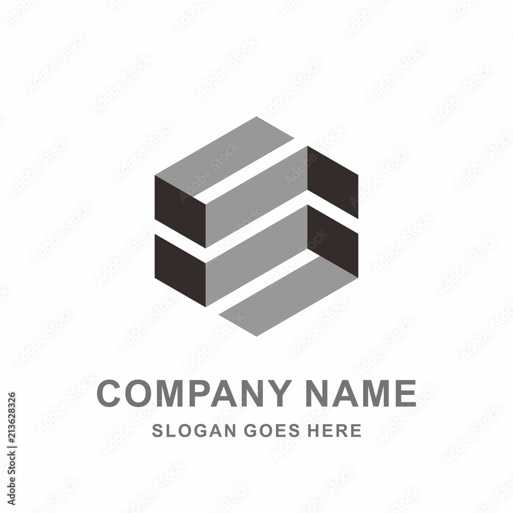 Monogram Letter S Geometric Infinity Square Cube Architecture Construction Business Company Stock Vector Logo Design Template Monogram Letter S Geometric Infinity Square Cube Architecture Construction Business Company Stock Vector Logo Design Template