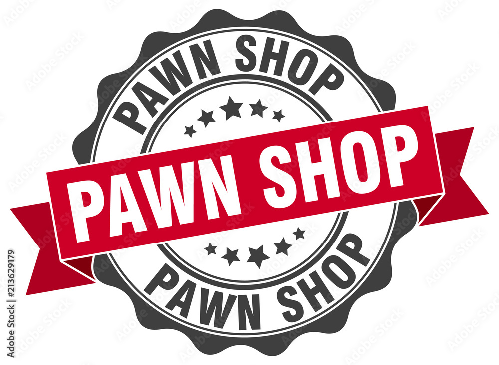 pawn shop stamp. sign. seal