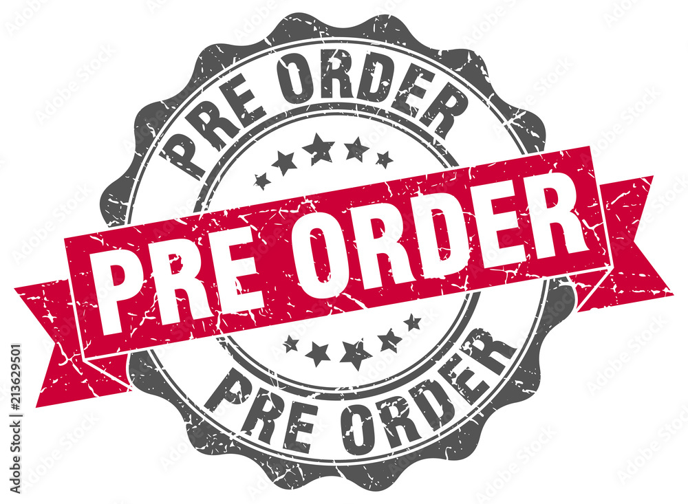 Obraz premium pre order stamp. sign. seal