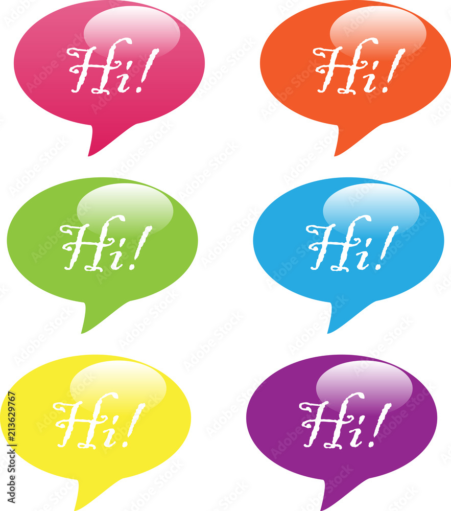 Speech bubbles Icon vector flat design Speech bubbles Icon vector flat design