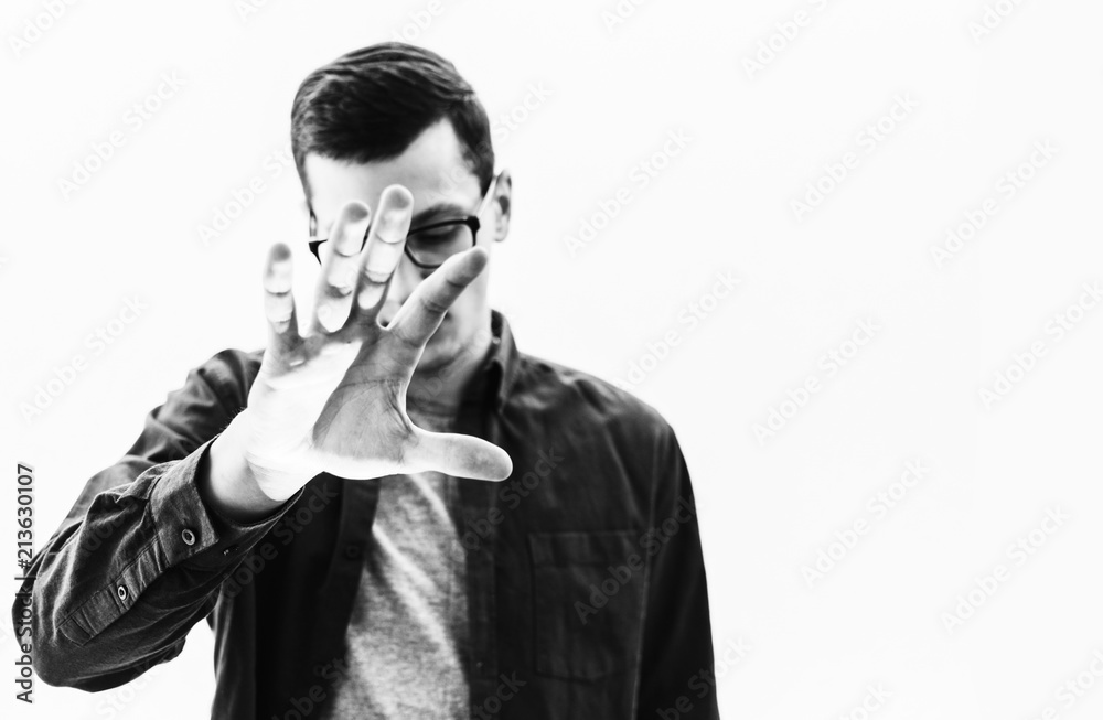 Obraz premium Man And Hand