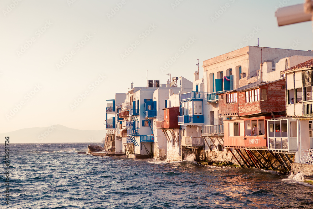 Little Venice the most popular sight in Mykonos Island