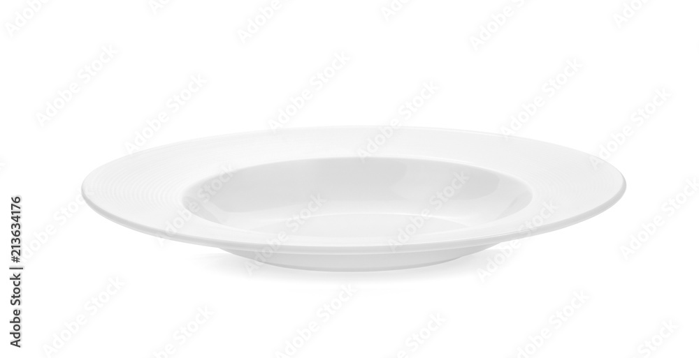 white plate isolated on white background white plate isolated on white background