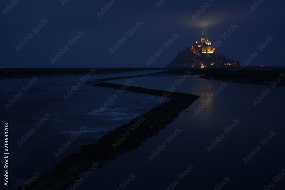 Mt St Michel, France