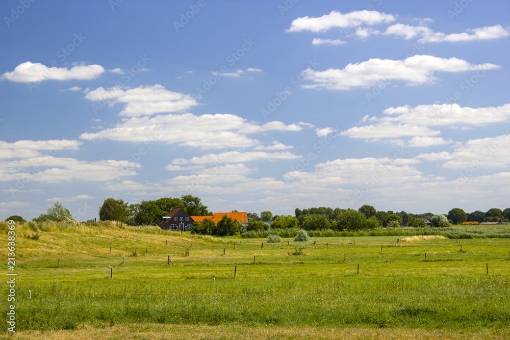 county landscape in the Netherlands