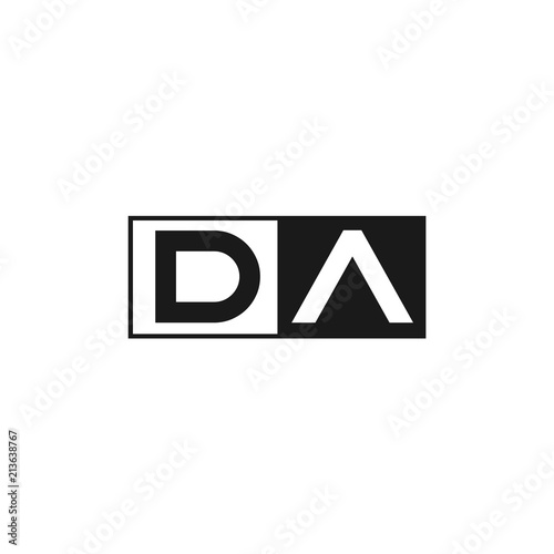 Free Download Initial Letter DA Logo Template Design - GFXLoad