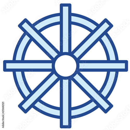 Steuerrad Vector Icon Illustration