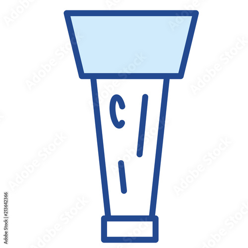 Holzbein Vector Icon Ilustration