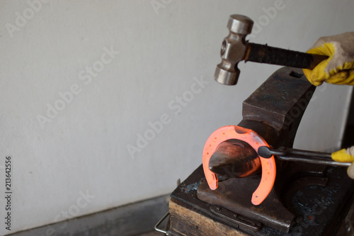  A blacksmith's and farrier tools photo