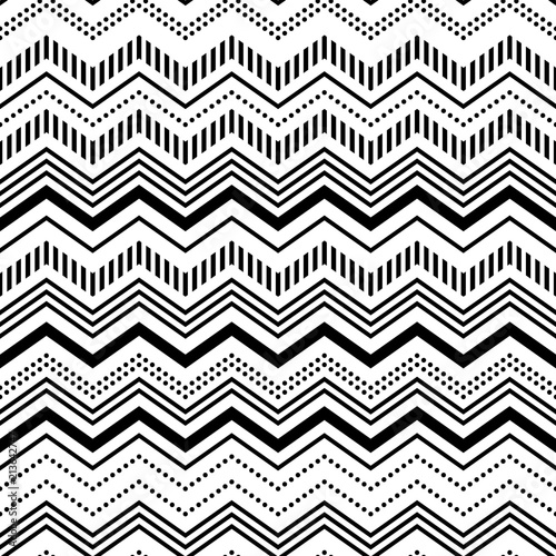 Black and white textured ch...