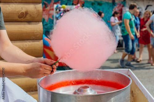 Konstfotografi Cooking sweet cotton candy