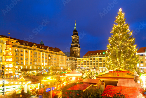 Weihnachtsmarkt in Dresden, Deutschland